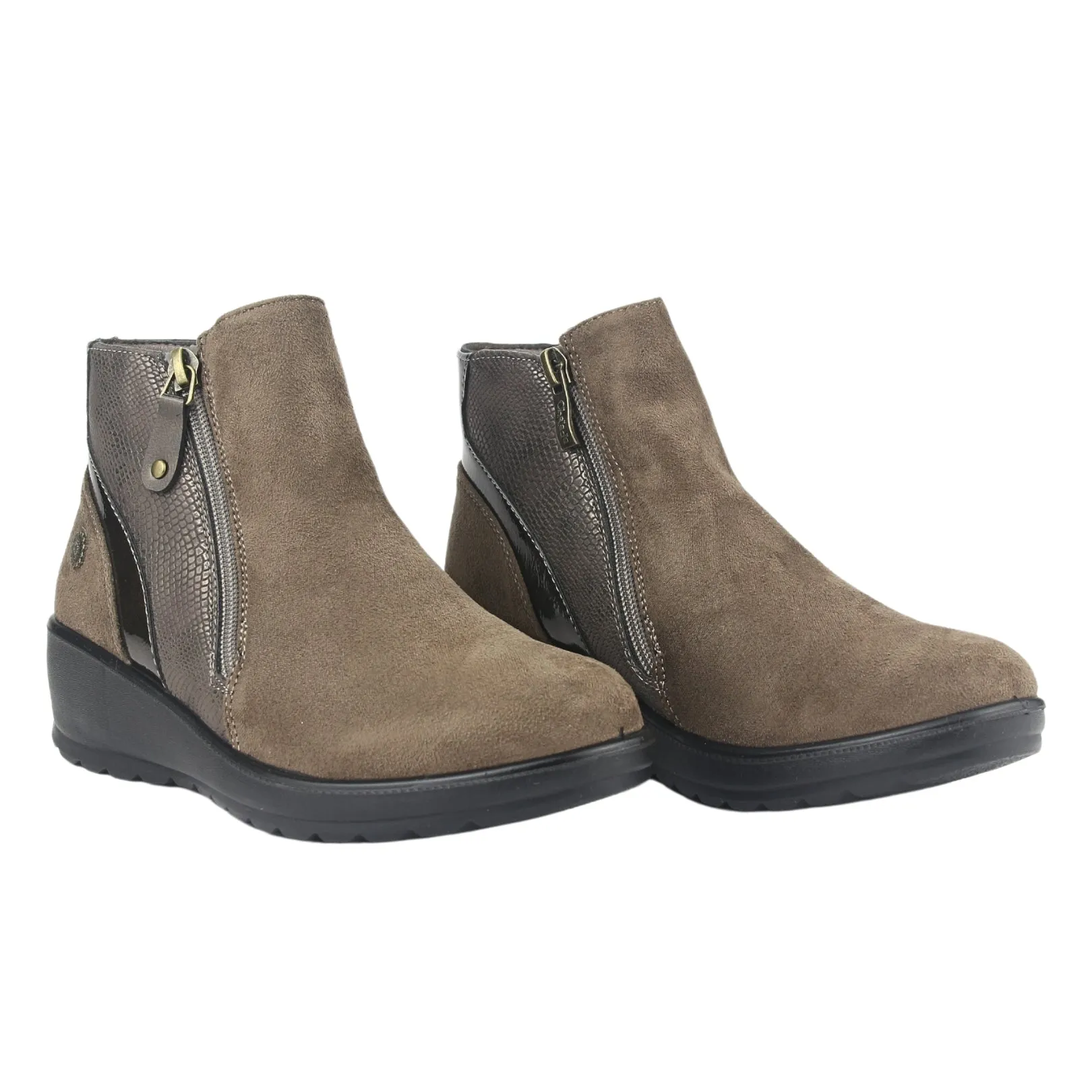 Botin Chalada Mujer Confort-5 Taupe Casual