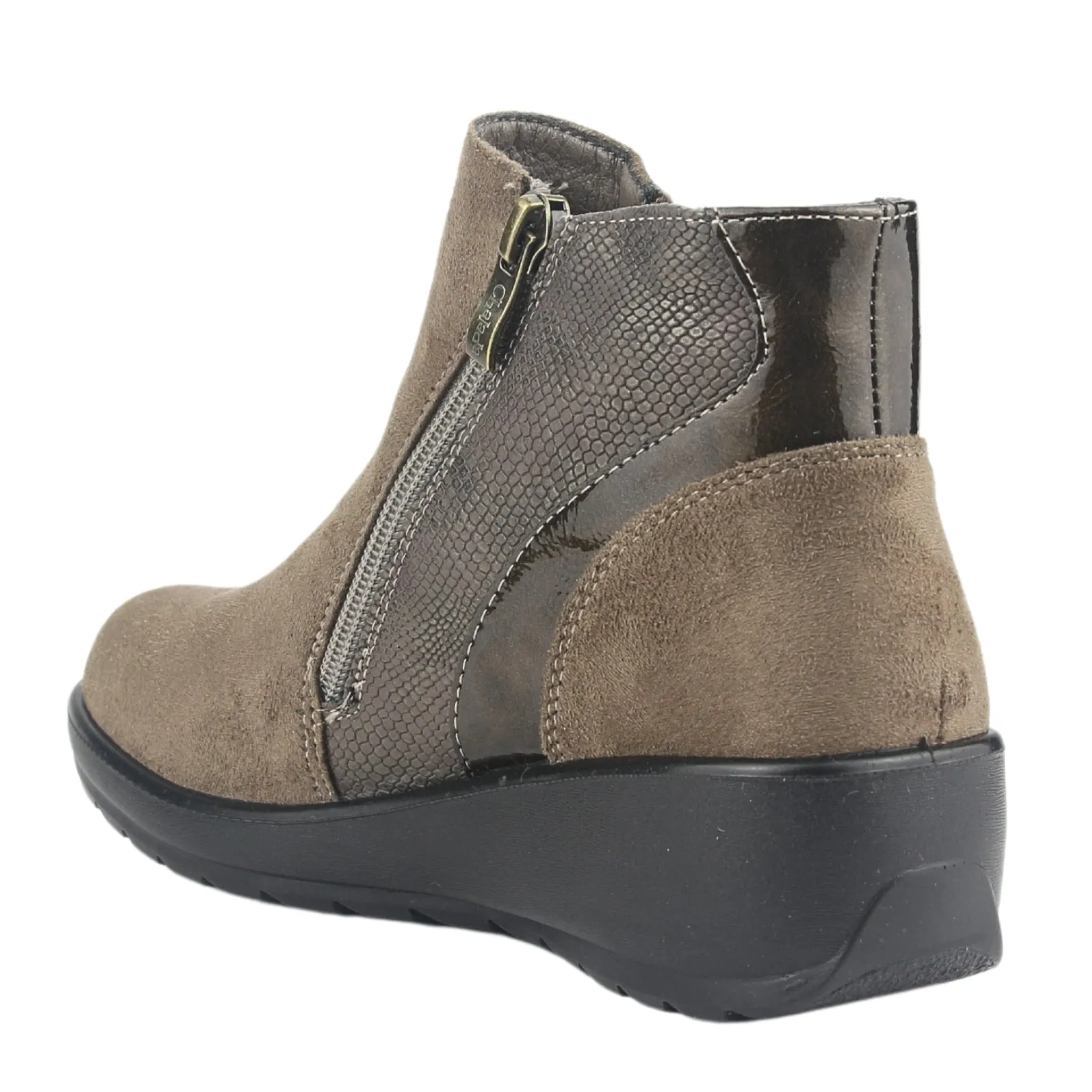 Botin Chalada Mujer Confort-5 Taupe Casual