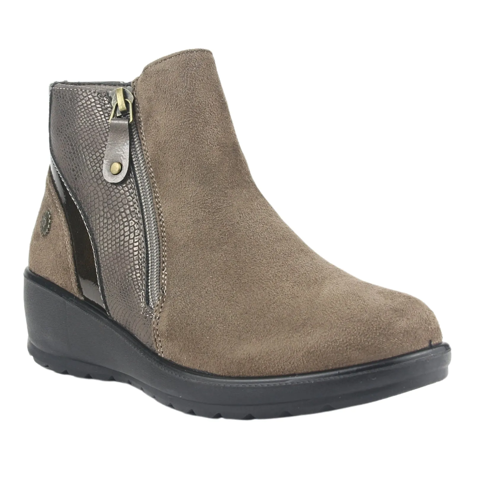 Botin Chalada Mujer Confort-5 Taupe Casual