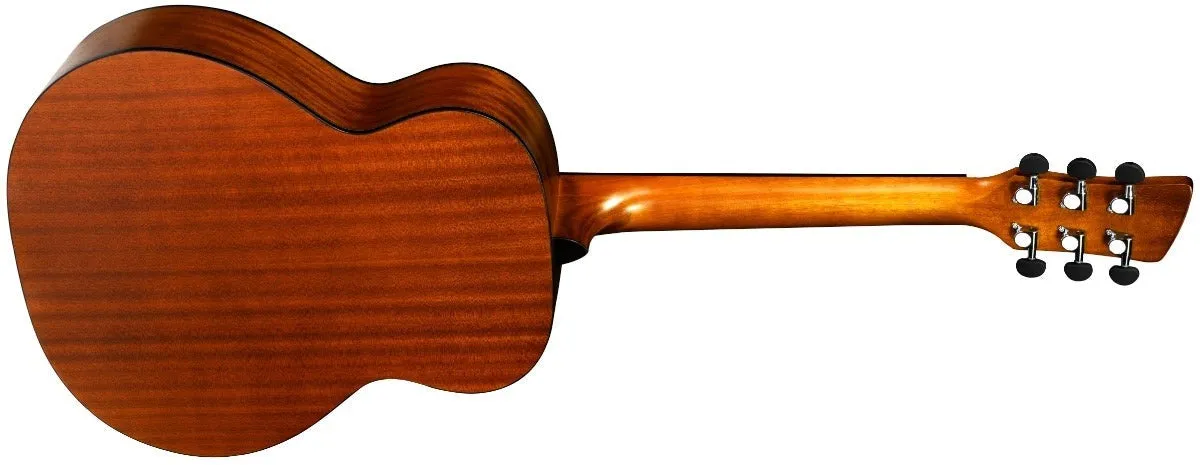 Brunswick BSM100TB Super Mini Tobacco Burst Acoustic Guitar w/Padded Gig Bag
