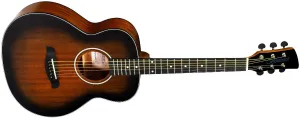 Brunswick BSM100TB Super Mini Tobacco Burst Acoustic Guitar w/Padded Gig Bag