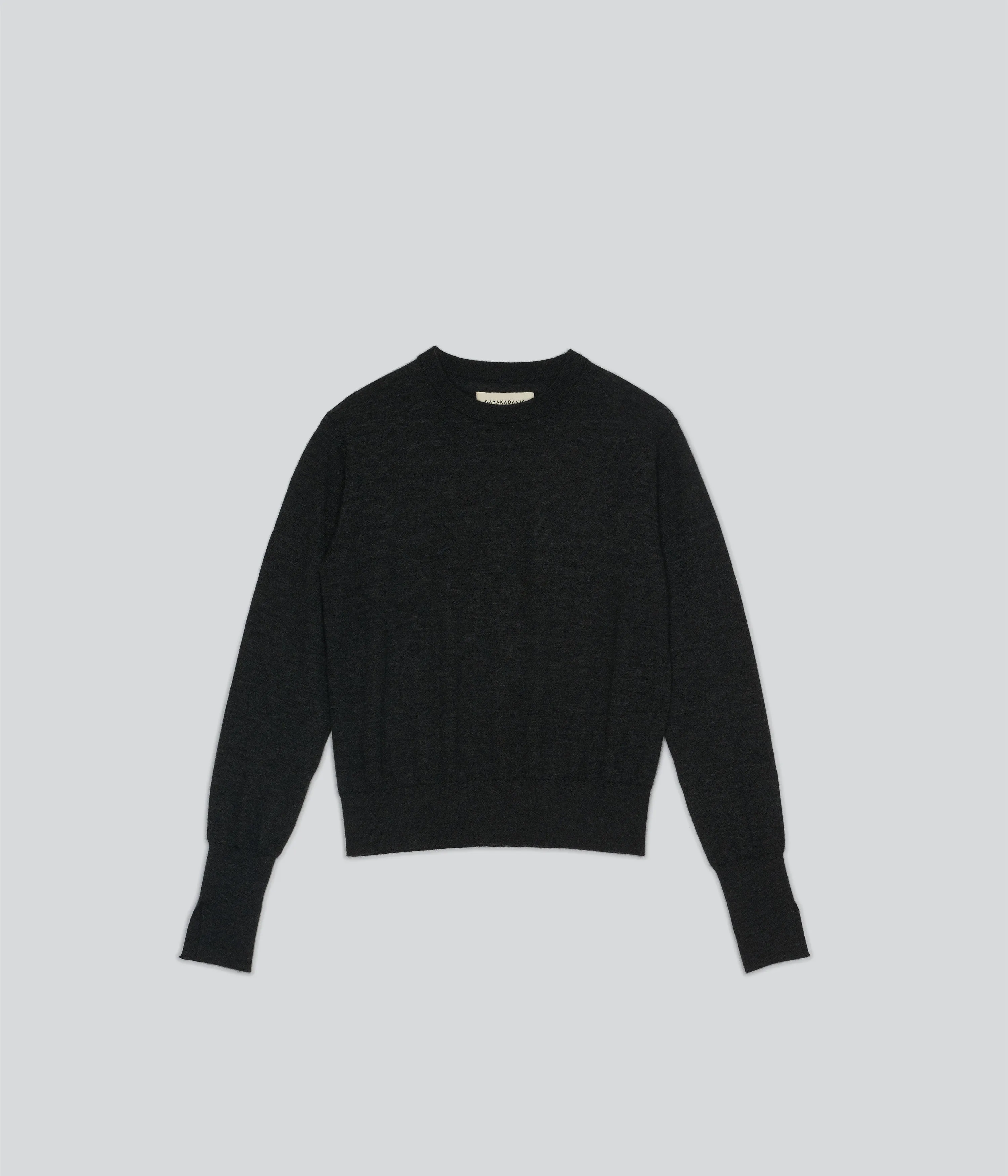 Cashmere Pullover in Charcoal
