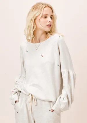 Flora Embroidered Sweatshirt