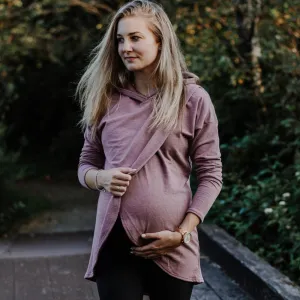 Gianna Nursing Hoodie - Heather Rose