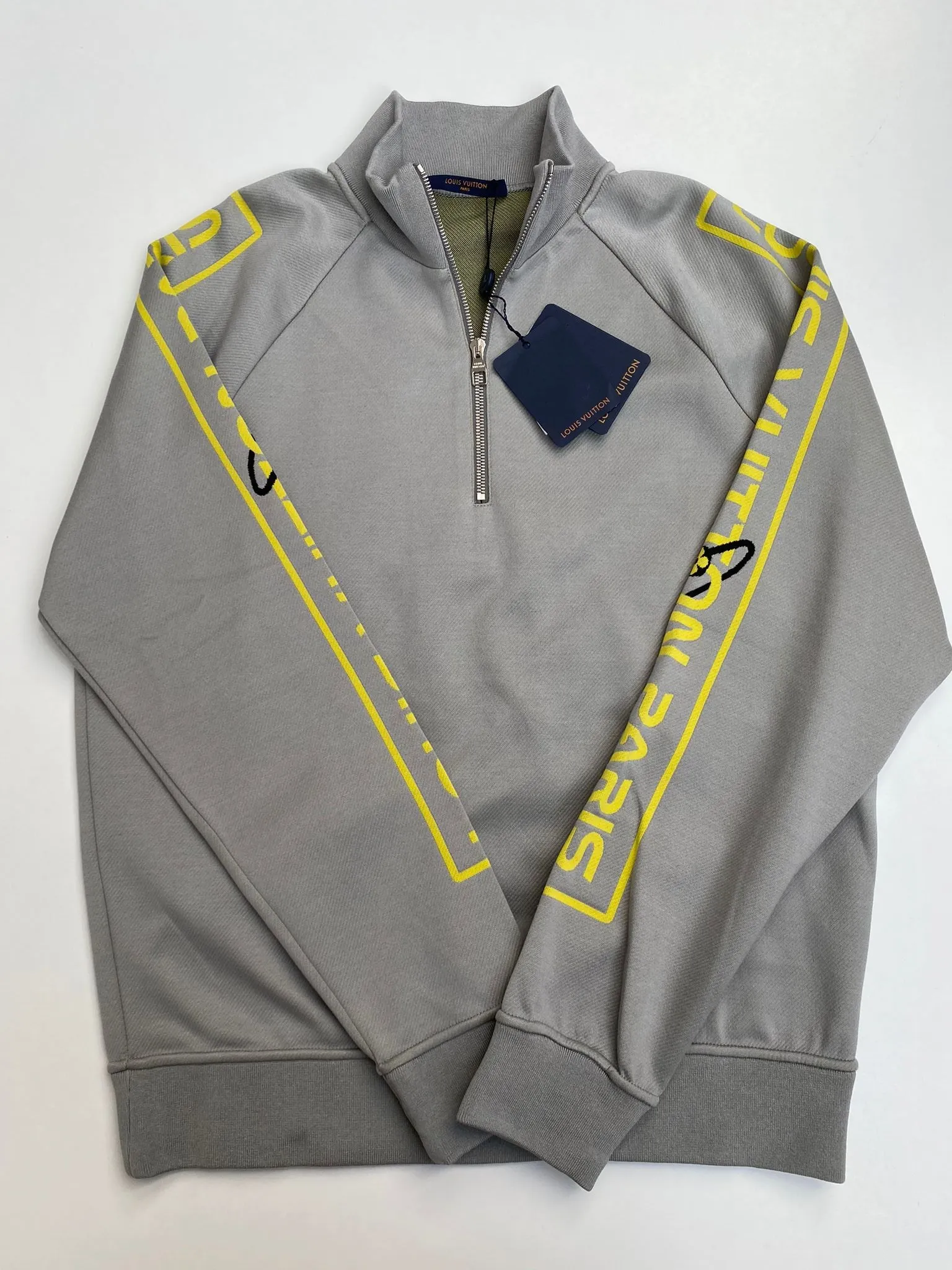 Jacquard Gravity Raglan Half Zip Sweater