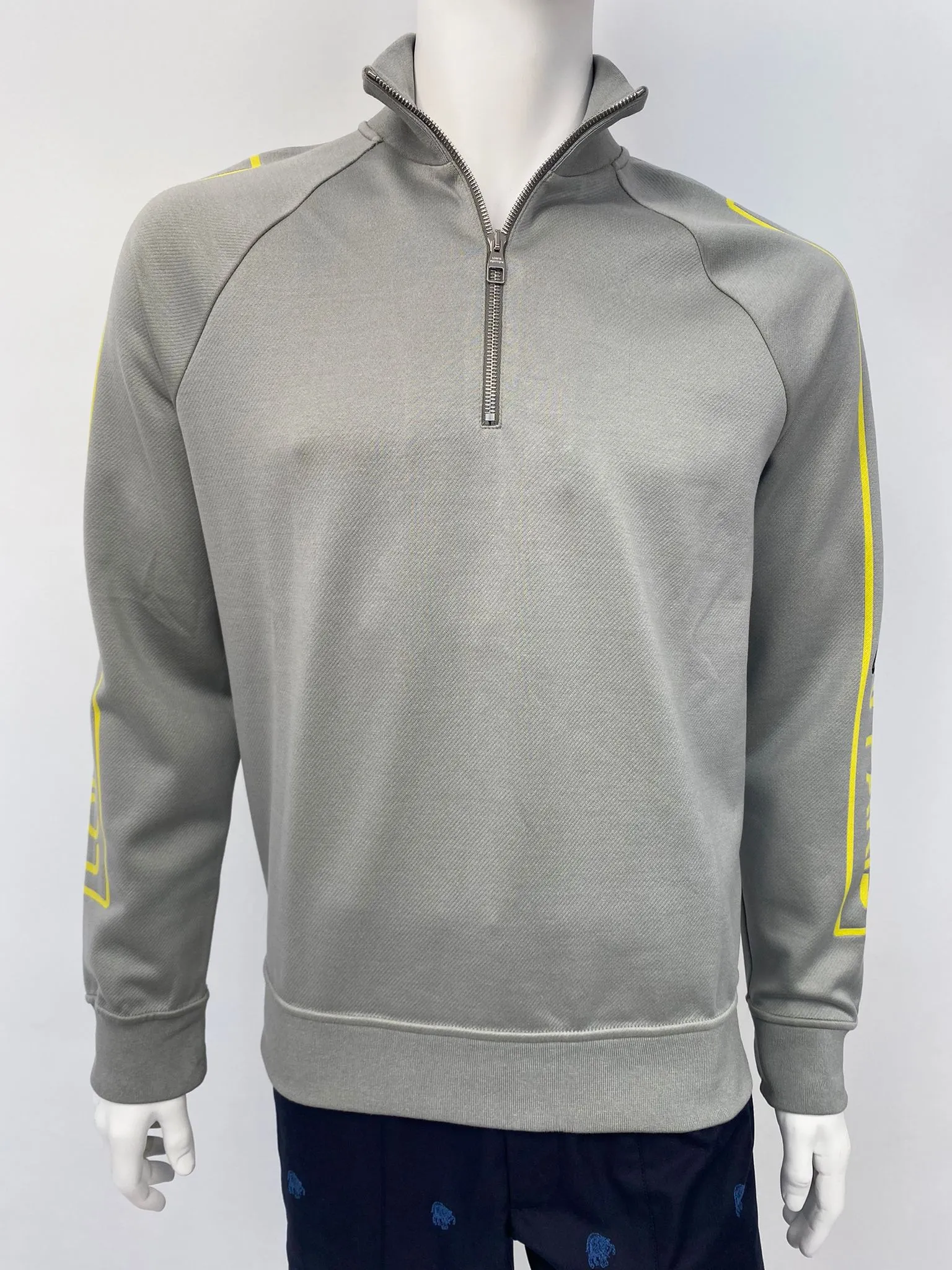 Jacquard Gravity Raglan Half Zip Sweater
