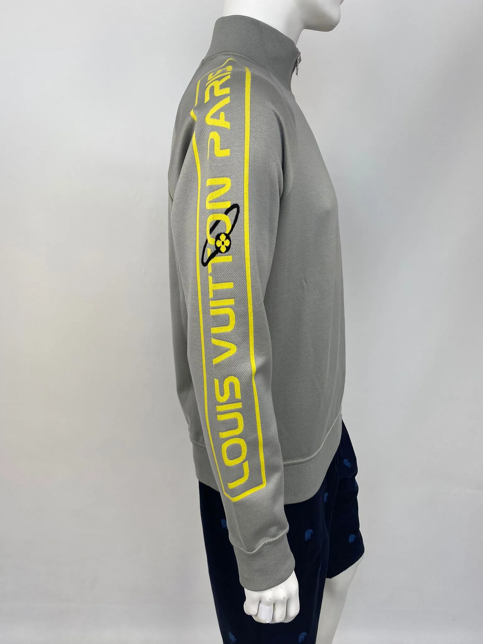 Jacquard Gravity Raglan Half Zip Sweater