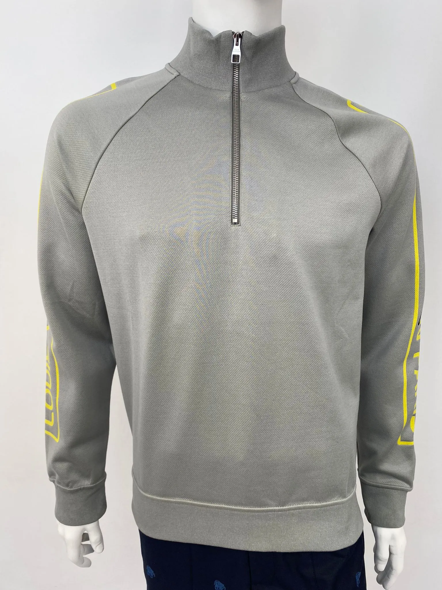 Jacquard Gravity Raglan Half Zip Sweater