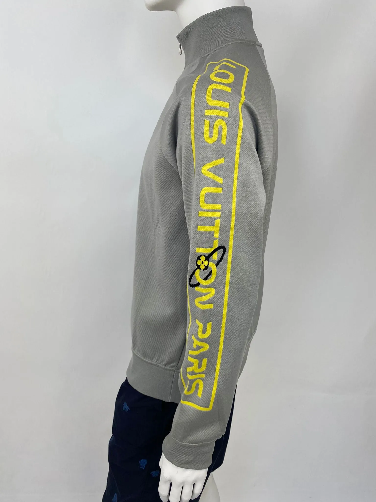 Jacquard Gravity Raglan Half Zip Sweater