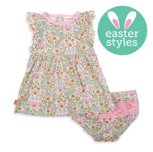 Magnetic Me: Hop Hop Modal Magnetic Infant Dress & Diaper Cover