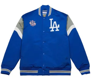MLB HEAVYWEIGHT SATIN JACKET DODGERS