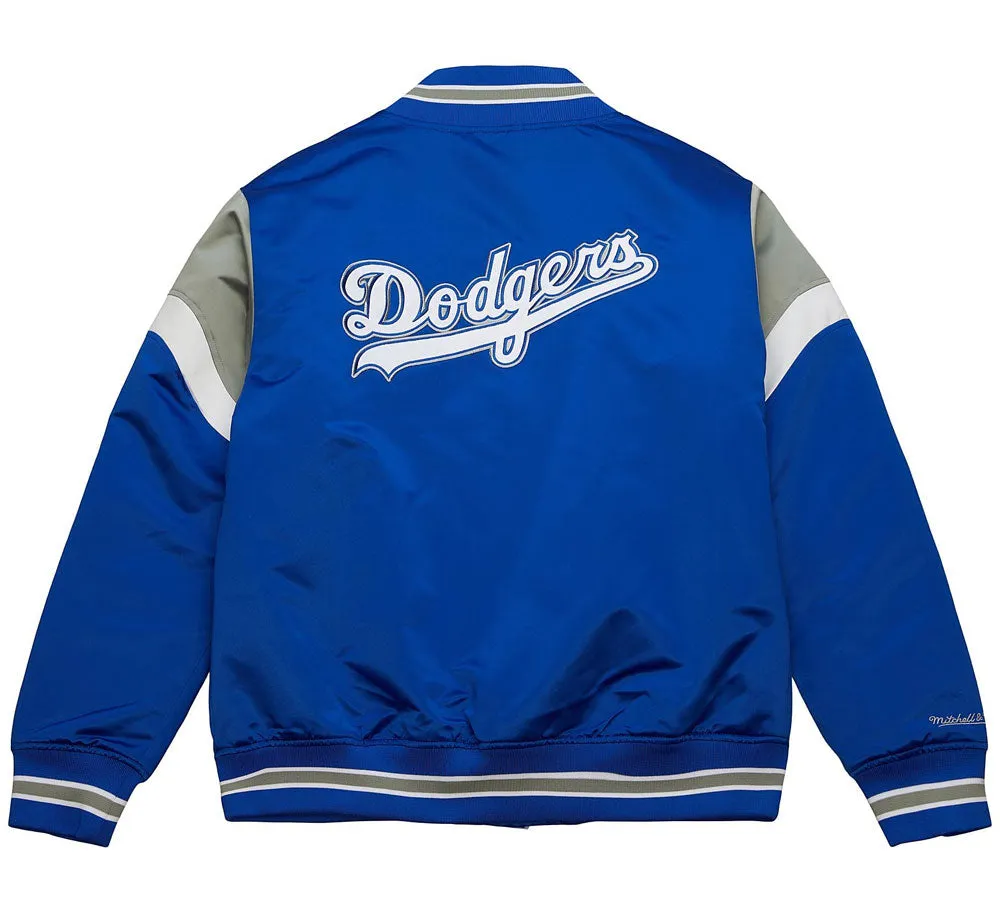 MLB HEAVYWEIGHT SATIN JACKET DODGERS