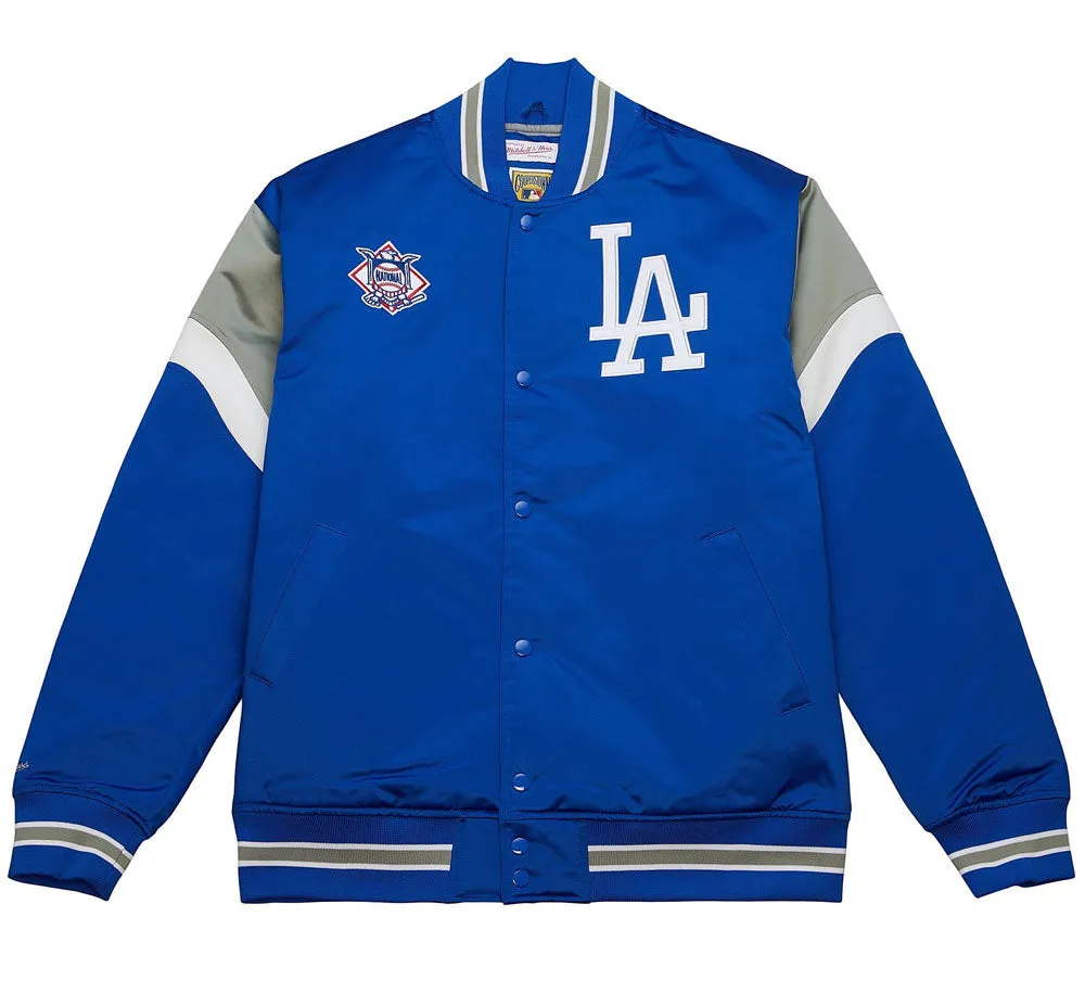 MLB HEAVYWEIGHT SATIN JACKET DODGERS