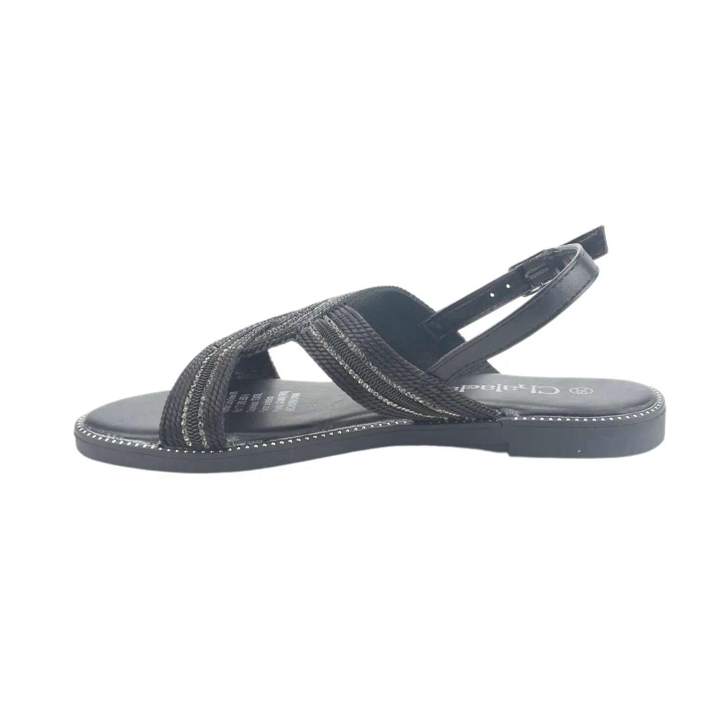 Sandalia Chalada Mujer Alki-10 Negro Casual