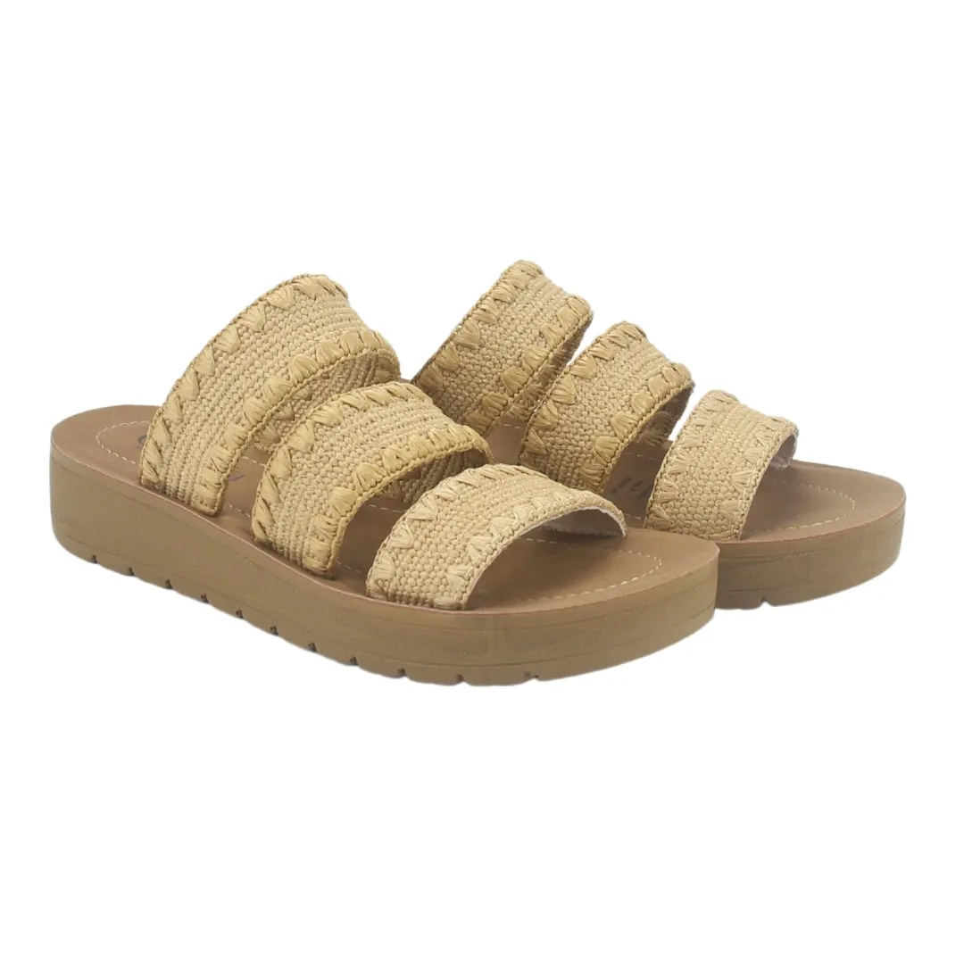 Sandalia Chalada Mujer Beta-1 Camel Casual