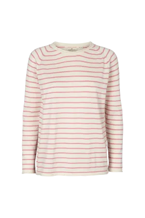Soya Sweater - Whisper White/Wild Rose