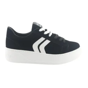 Zapatilla Via Marte Mujer 023-011-01 Negro Casual